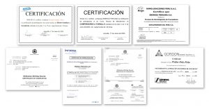 certificaciones